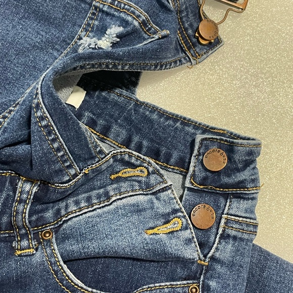 Encore Jeans Blue Denim Jumpsuit - Picture 8 of 13